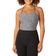 Beyond Yoga Spacedye Slim Racerback Cropped Tank Top - Black/White