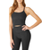 Beyond Yoga Spacedye Slim Racerback Cropped Tank Top - Darkest Night