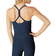 Beyond Yoga Spacedye Slim Racerback Cropped Tank Top - Nocturnal Navy