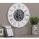 Firstime Shiplap Gears Wall Clock 24"