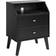 Prepac Milo Mid Century Modern 2-Drawer Bedside Table 40.6x57.2cm