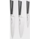 CRISTEL x Marttiini Set of 3 Knives Utility 7, Chef 6.5, Paring 3.5 Juego de Cuchillos