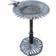 Antique Pewter 34" Metal Sunflower BirdBath Decoration 77cm