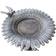 Antique Pewter 34" Metal Sunflower BirdBath Decoration 77cm
