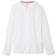 French Toast Girl's Long Sleeve Modern Peter Pan Blouse - White