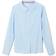 French Toast Girl's Long Sleeve Modern Peter Pan Blouse - Blue