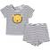 Carrément Beau Baby Lion T-shirt And Shorts Set - White