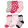 Luvable Friends Crew Socks 6-pack - Hearts and Polka Dots (10726140)