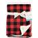 Hudson Mink Blanket with Sherpa Backing Buffalo Plaid