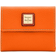 Dooney & Bourke Pebble Grain Small Flap Wallet - Clementine
