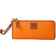 Dooney & Bourke Pebble Grain Zip Clutch Wristlet - Clementine