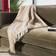 Safavieh Becks Fringe Blankets Beige (152.4x127cm)