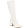 Journee Collection Tavia Medium Calf - White