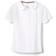 French Toast Girl's Short Sleeve Modern Peter Pan Blouse - White