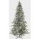 Fraser Hill Farm Pre-Lit LED Flocked Mountain Pine Christmas Tree