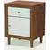 Baxton Studio Harlow Mid-Century Bedside Table 39.6x44.6cm