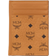 MCM Mini Visetos Card Case - Cognac