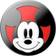 Popsockets Enamel Mickey Phone Grip PopGrip Red