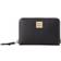 Dooney & Bourke Pebble Grain Medium Zip Around Wallet - Black