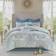 Madison Park Isla Bedspread Blue (228.6x228.6cm)