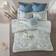 Madison Park Isla Bedspread Blue (228.6x228.6cm)