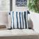 Safavieh Cassia Complete Decoration Pillows White, Blue (40.64x40.64)