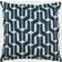 Safavieh Chauncy Complete Decoration Pillows White, Blue (50.8x50.8cm)