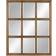 Kate and Laurel Hogan Windowpane Framed Wall Mirror 26x32"