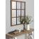 Kate and Laurel Hogan Windowpane Framed Wall Mirror 26x32"