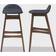 Baxton Studio Bloom 2-pack Bar Stool 87.2cm 2pcs