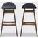 Baxton Studio Bloom 2-pack Bar Stool 87.2cm 2pcs