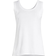 Misook Double Scoop Neck Knit Tank Top - White