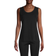 Misook Double Scoop Neck Knit Tank Top - Black