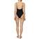 Jonathan Simkhai Noa Belted Underwire One Piece Swimsuit - Black