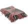 Design Imports Houndstooth Blankets Red, Black (152.4x127cm)