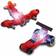 Laser Pegs Microsparks Red Airplane & Race Car 2 Pack