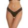 Hanky Panky Cross Dyed Leopard Low Rise Thong - Black/Praline