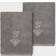 Linum Home Textiles Monogrammed G Guest Towel Gray (33.02x33.02cm)