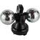 Music Twin Disco Ball with Mirrors