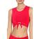 Robin Piccone Ava Knot Bikini Top - Fiery Red