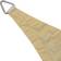 vidaXL Parasol En Tissu Oxford Triangulaire Voile Solaire Jardin Terrasse - Beige