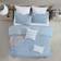 Moselle Ruched Waffle 2-pack Duvet Cover Blue (233.68x172.72)