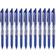 Pilot Frixion Erasable Rollerball Pens Blue 0.25mm 12-pack