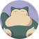 Popsockets PopGrip Amovible Snorlax Knocked Multicolore