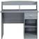 Techni Mobili Hutch Grey Writing Desk 18.8x41"