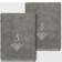 Linum Home Textiles Monogrammed S Guest Towel Gray (33.02x33.02cm)