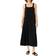 Eileen Fisher Silk Midi Dress - Black