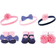 Hudson Flower Headband and Socks Set 6-Pack - Pink/Navy