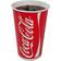 Paper Cups Coca-Cola Cup Abena 40cl 50pcs