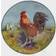 Certified International Rooster Meadow Dinner Plate 11" 4